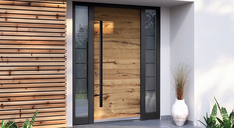 Thermal insulated front doors